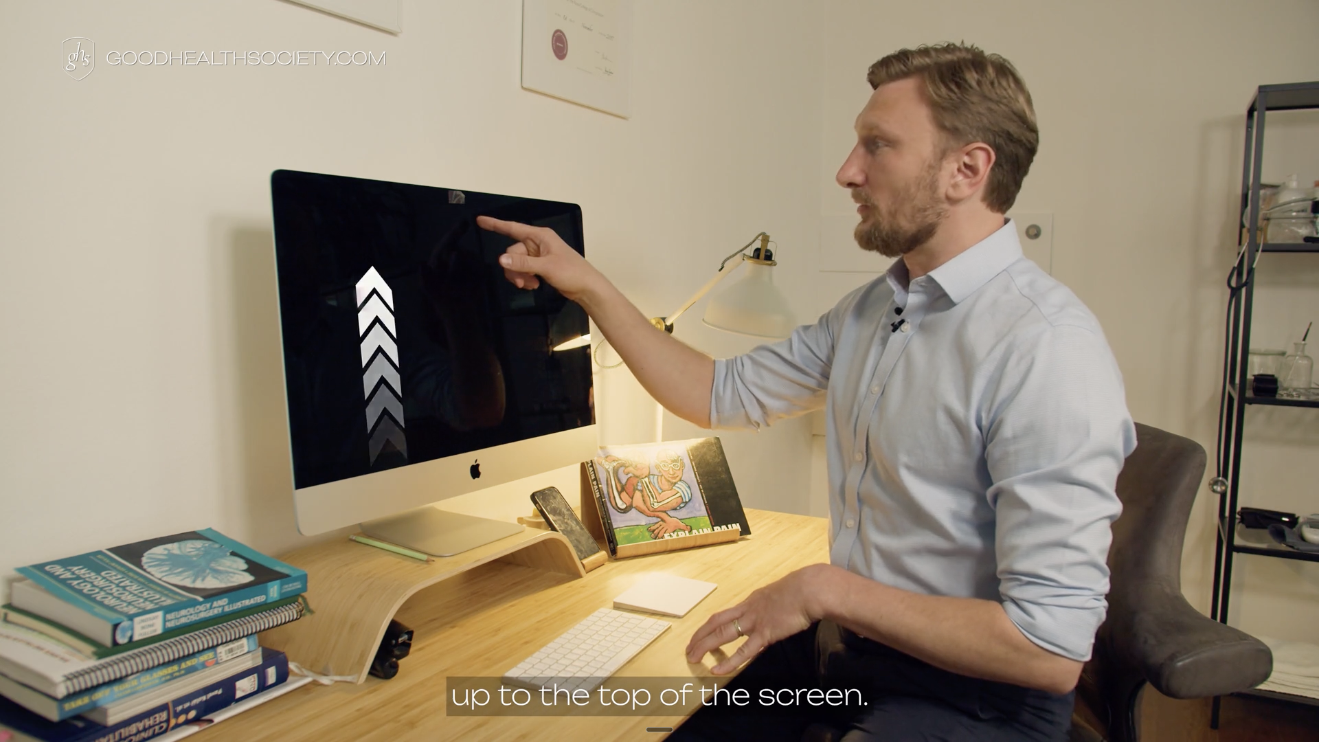 Workspace Setup for healthy, pain-free back